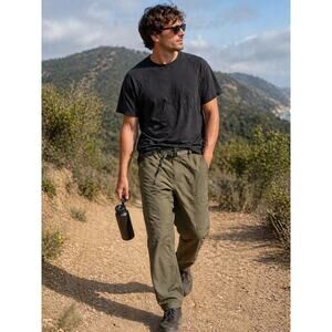 The North Face Men’s XXL Convertible Hiking Pants Ash Brown Outdoor Trail Belted